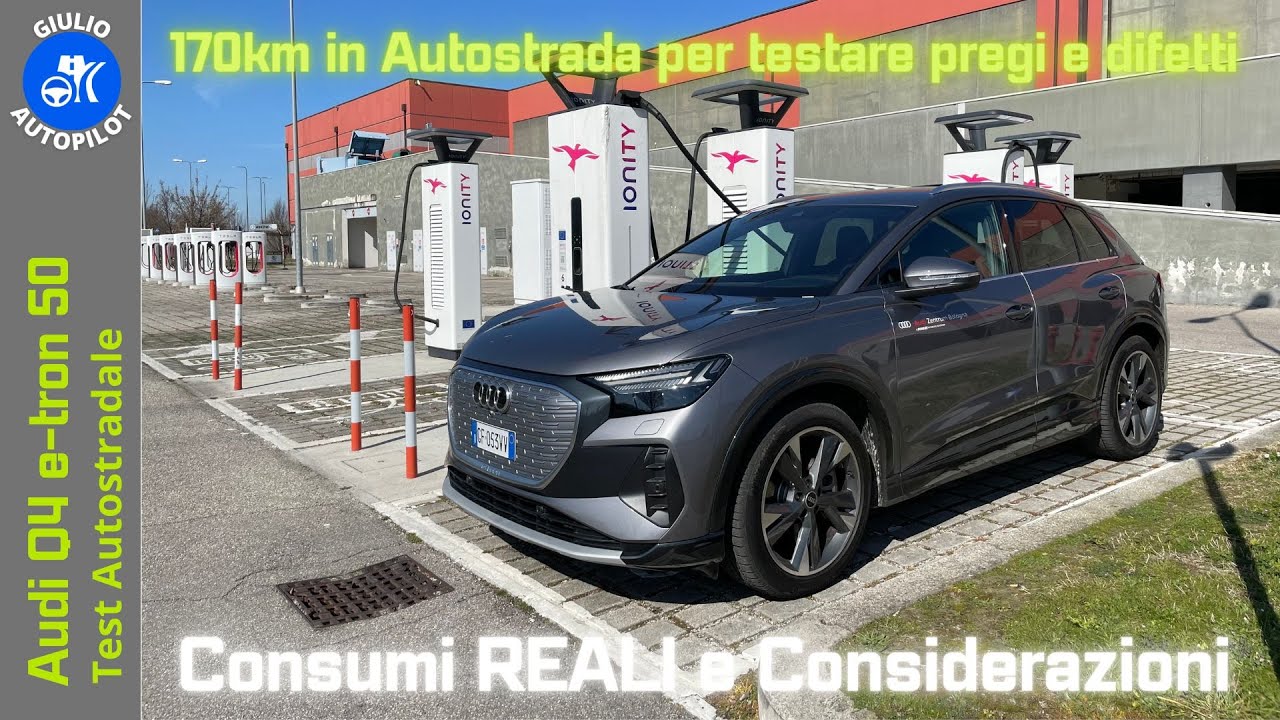 Audi Q4 e-tron - Quanto consuma in autostrada? Scopriamolo insieme