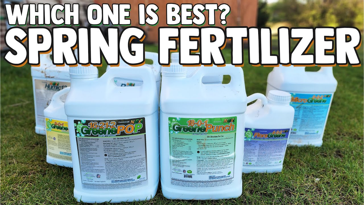 This is the BEST N-Ext Spring Fertilizer!