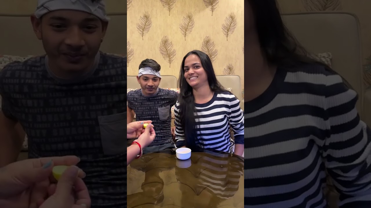 Lemon🍋 Challenge kiye Aur me Haar gyi 🥲#subscribe #lemonchallenge #comment 