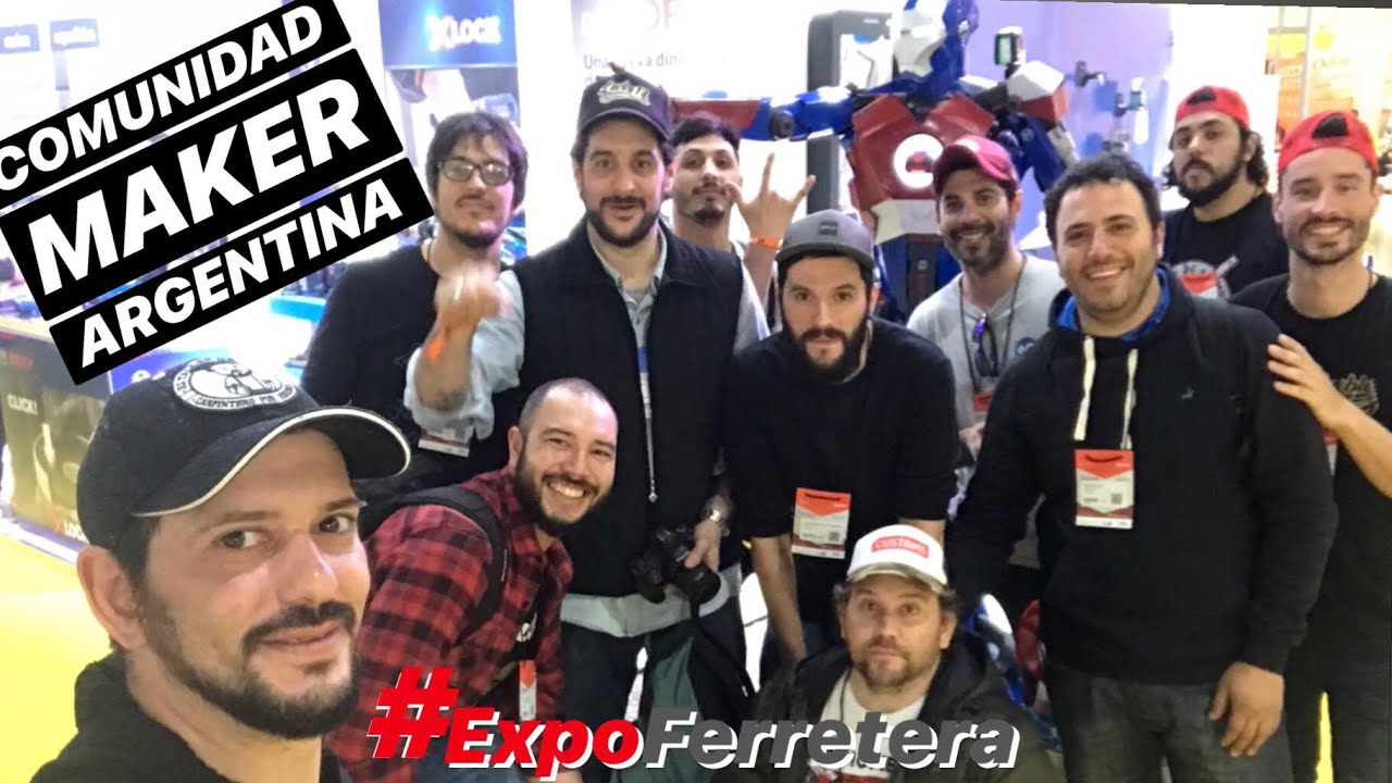 🤝 COMUNIDAD MAKER Argentina en EXPOFERRETERA 2019 y el gran #IRONBOSCH