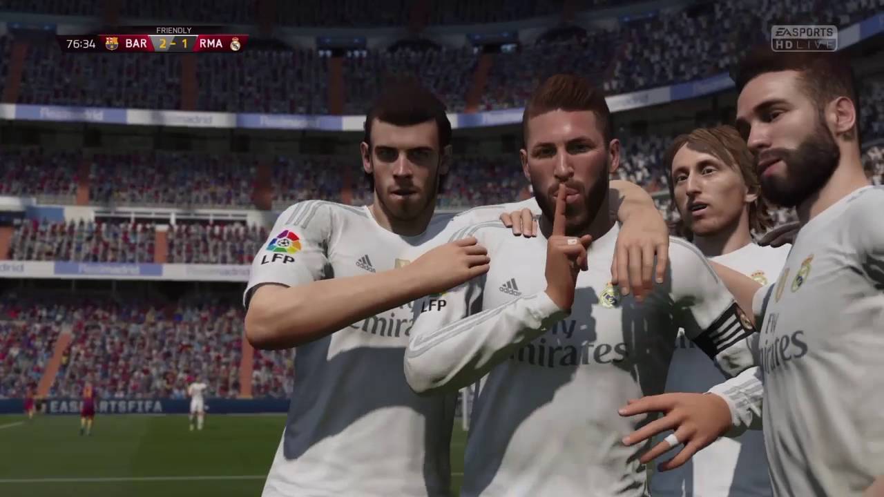 FIFA 16:Barcelona Vs Real Madrid.