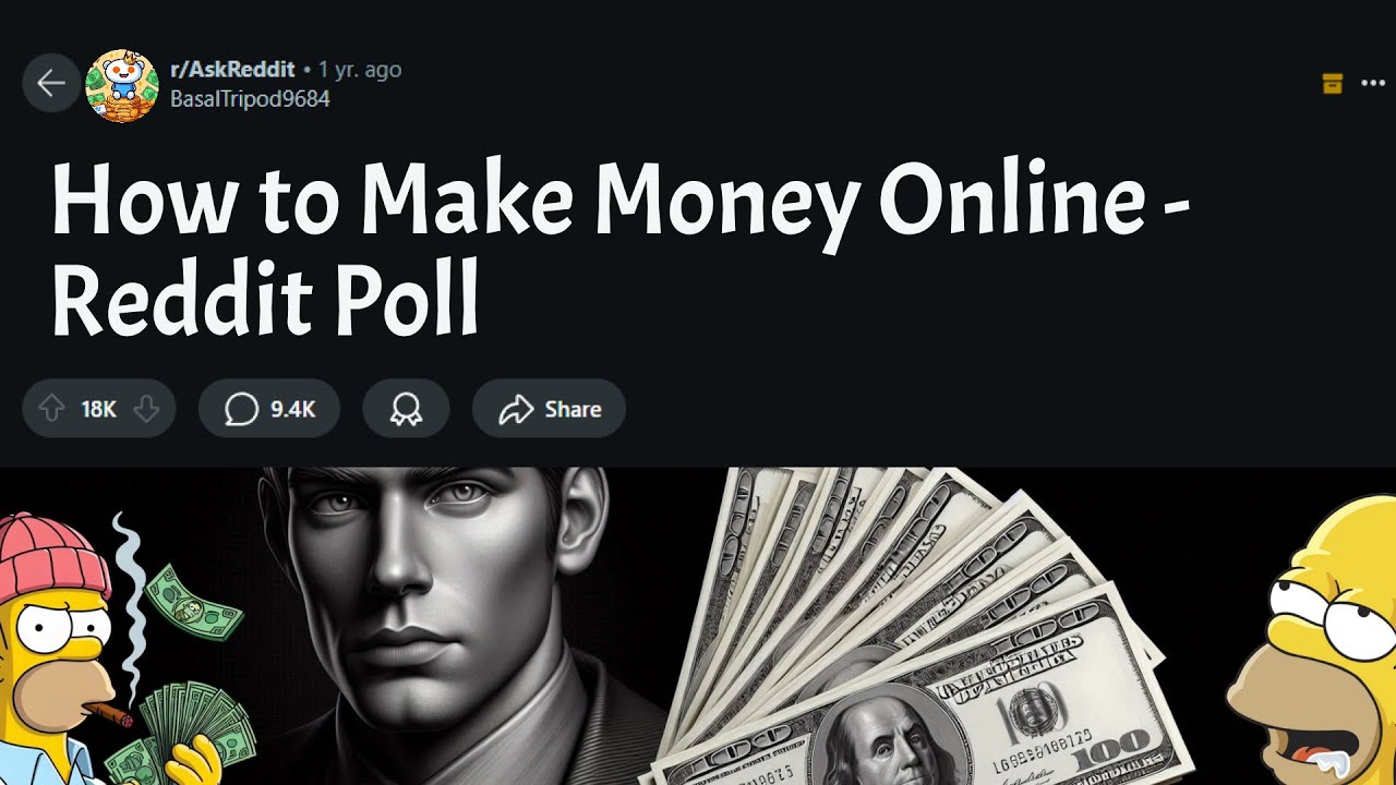 How to Make Money Online - Reddit Poll | Reddit Finance Stories