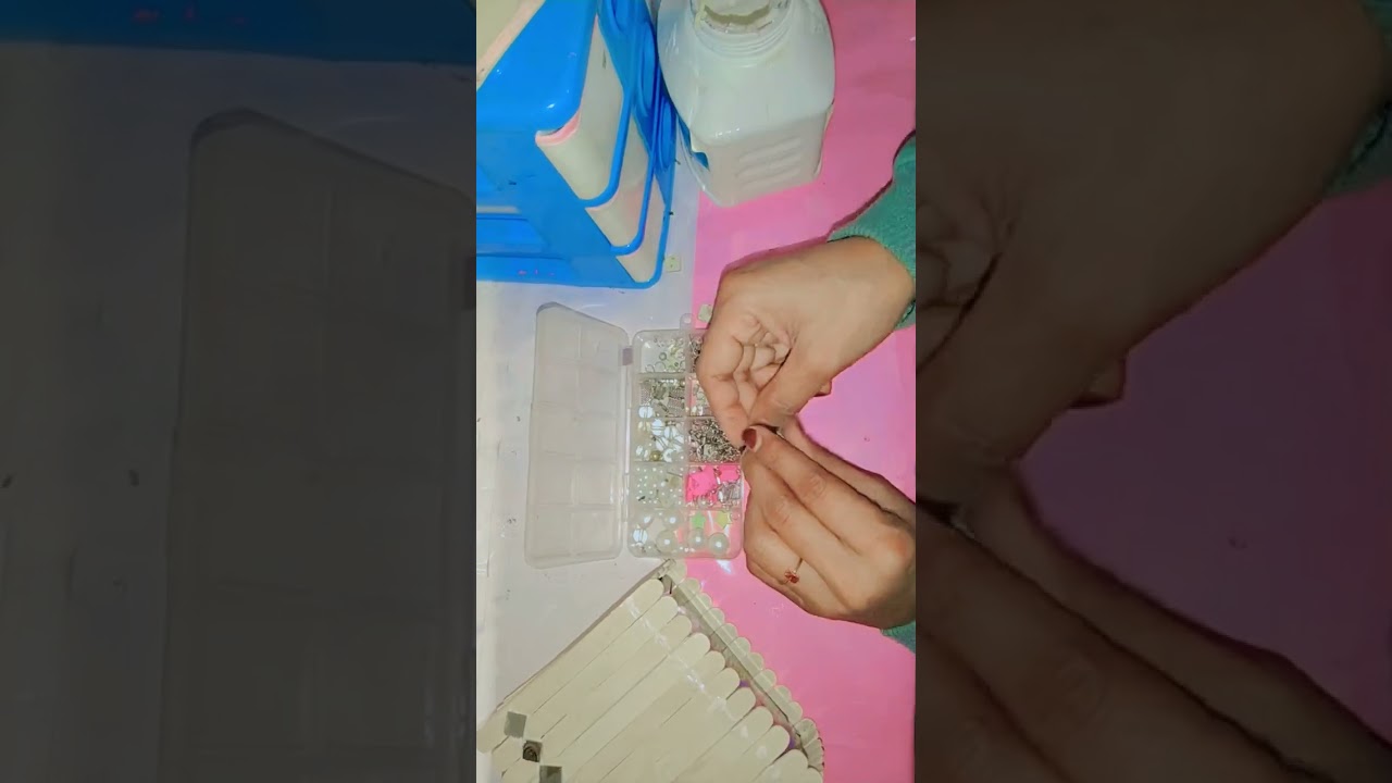 diy pen holder with ice cream stick 🖊️📝❤️✨