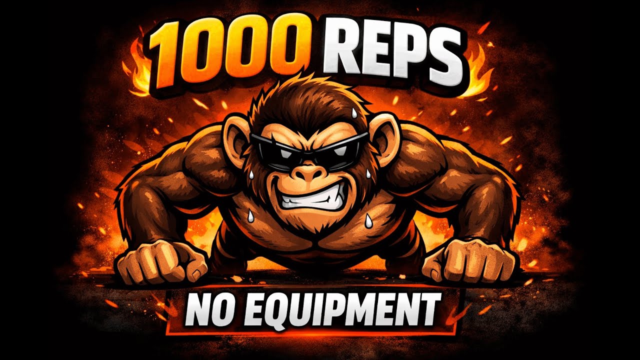 1,000 Reps BODYWEIGHT Workout at Home | No Gym, No Equipment