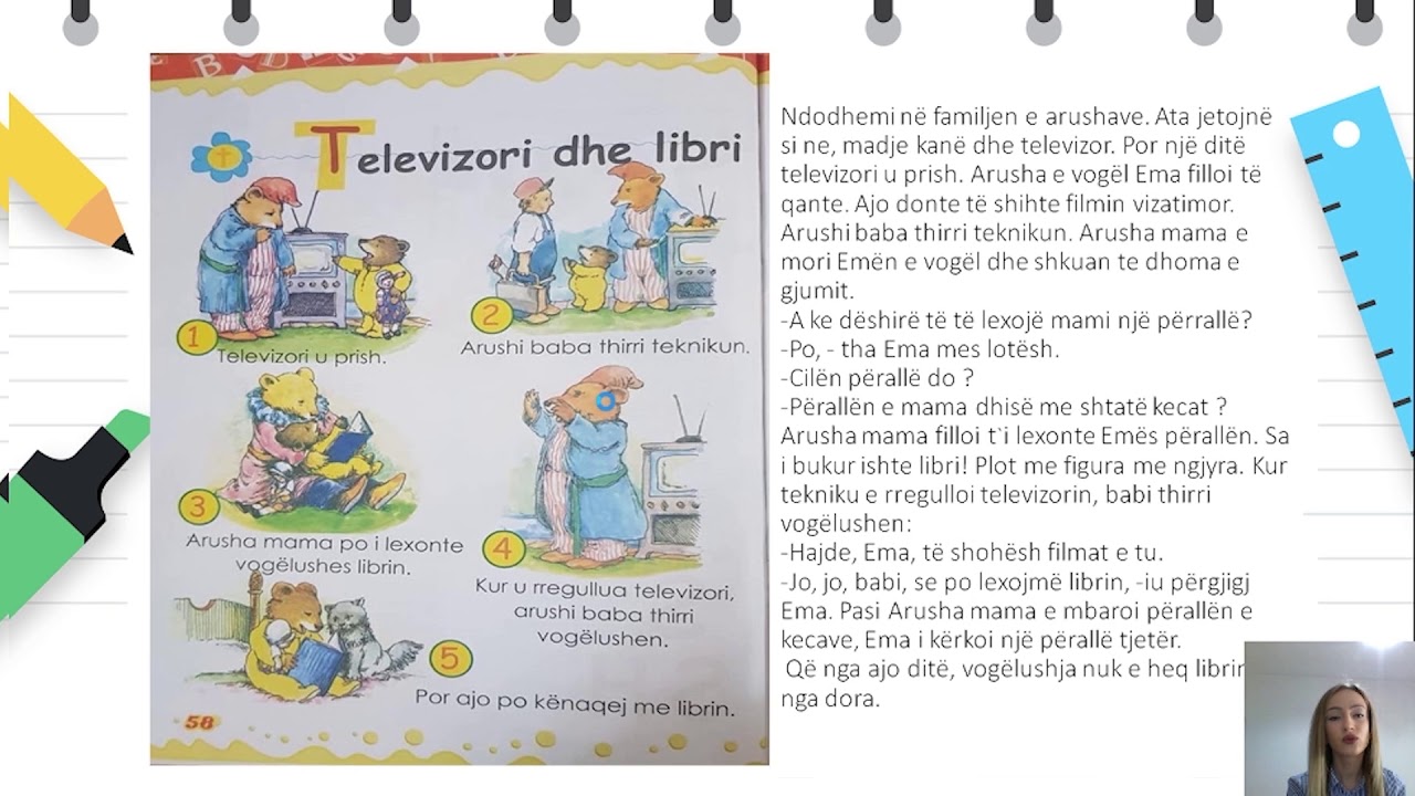Klasa 1 - Gjuhë shqipe - Njohja e tingullit dhe shkronjës T