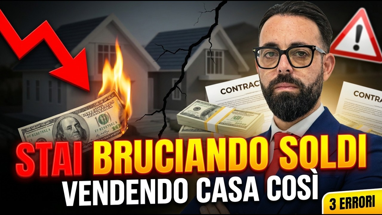 3 Errori che Ti Fanno Perdere Soldi Quando Vendi Casa (E Come Vendere Velocemente al Prezzo Giusto)