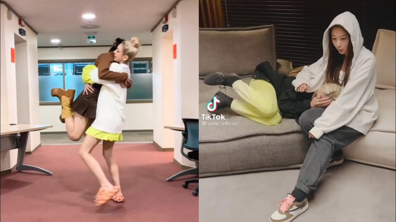 Wendy Red Velvet, Giselle aespa dance XOXO challenge Jeon Somi TikTok