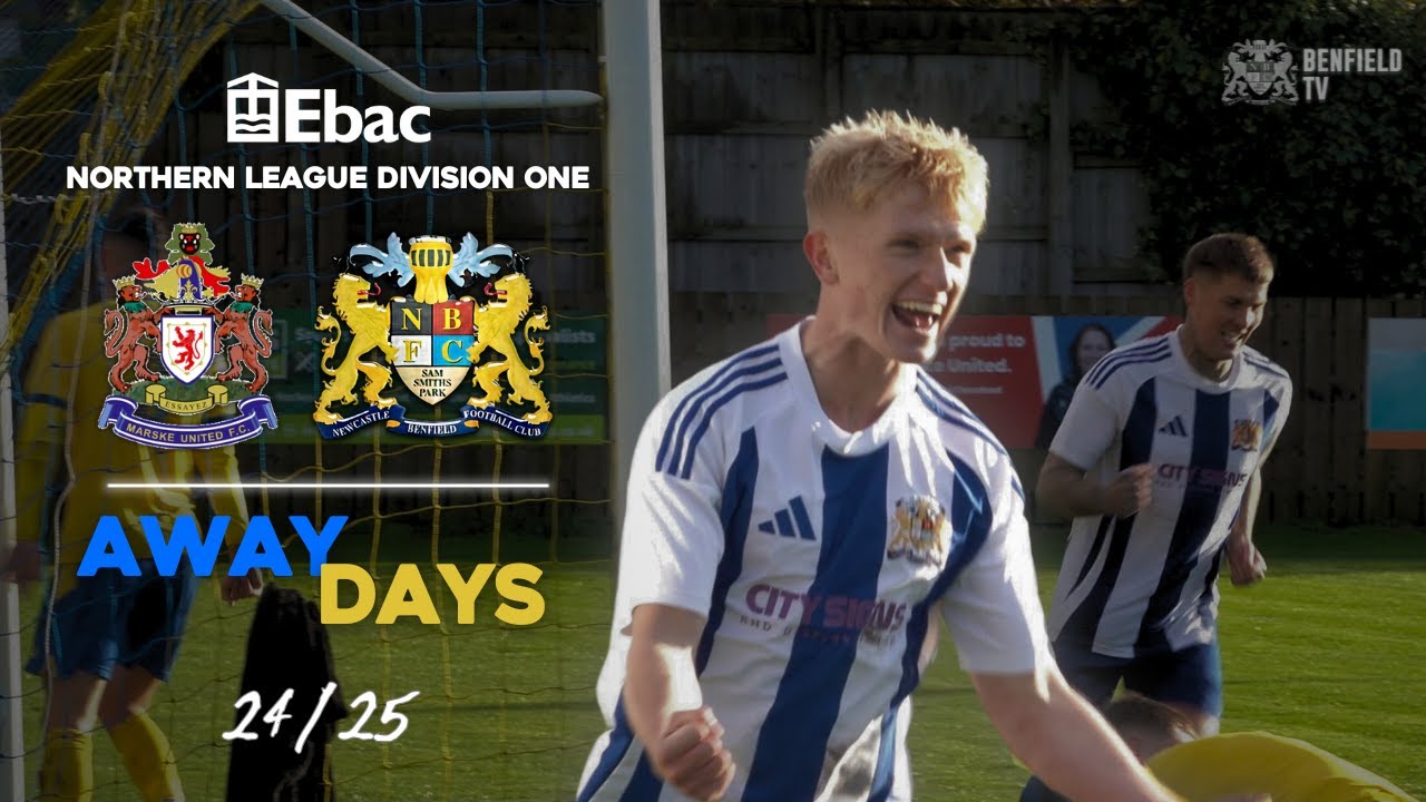 🎥 AWAY DAYS | Marske United 2-4 Newcastle Benfield | Northern League Division One 24/25