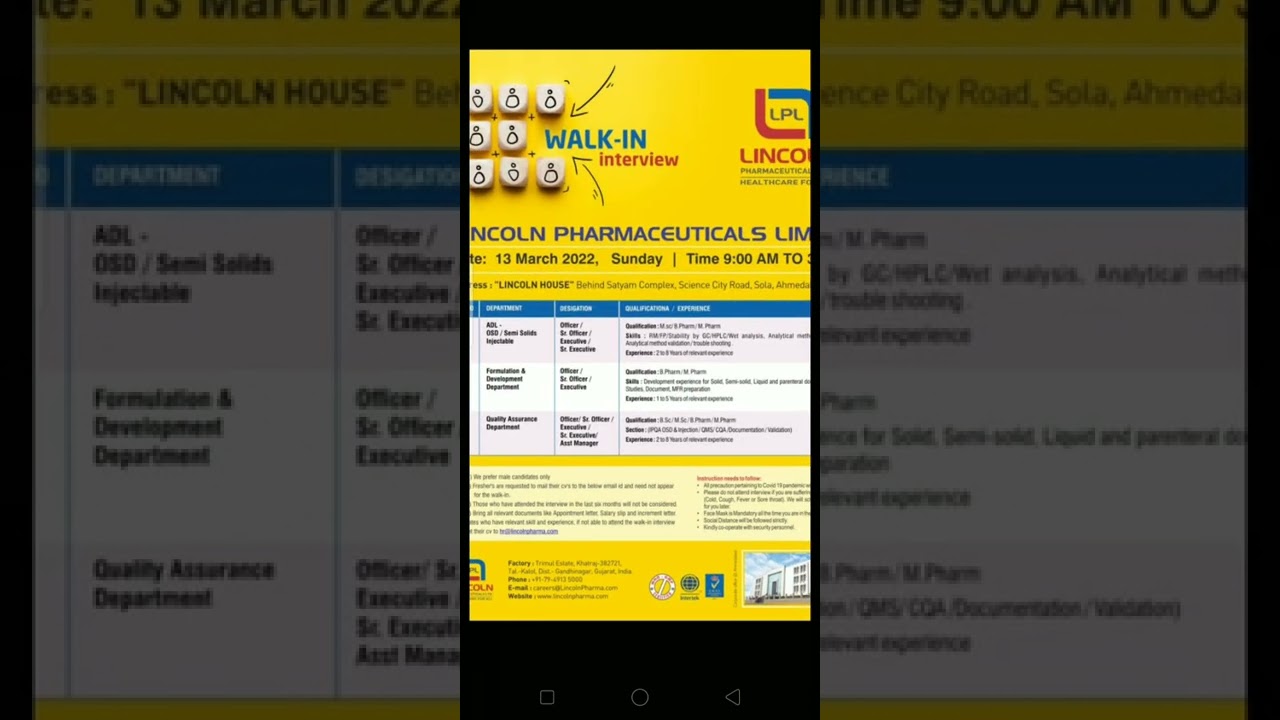 life sciences, Pharmajobs