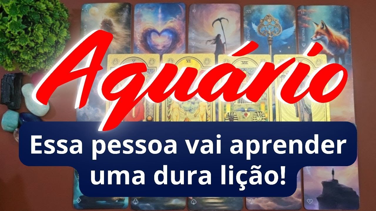 AQUÁRIO 💜💛 ALGUÉM IMATURO TERÁ QUE ARCAR COM AS CONSEQUÊNCIAS DA PRÓPRIA IMATURIDADE!
