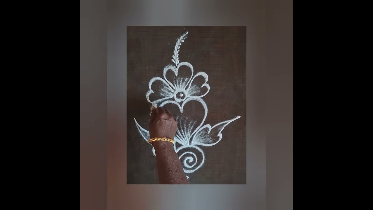 Simple Rangoli daily use 