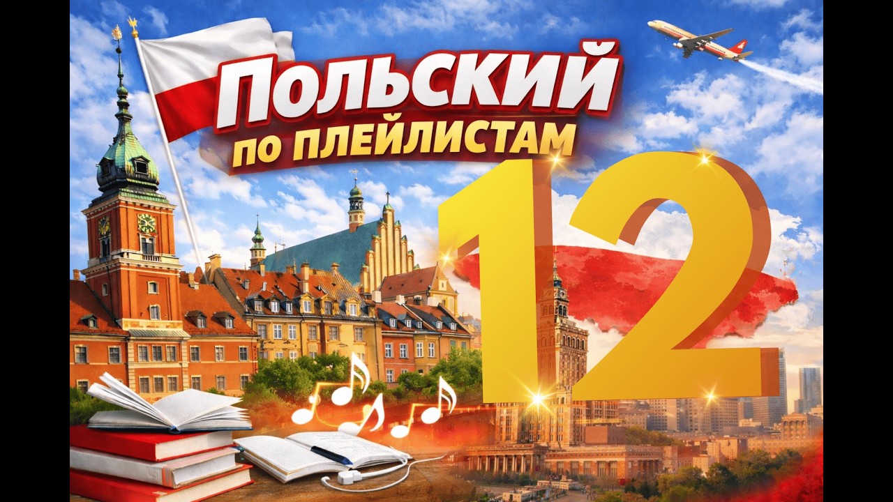 ПОЛЬСКИЙ ПО ПЛЕЙЛИСТАМ. УРОКИ ПОЛЬСКОГО ЯЗЫКА. УРОК 12