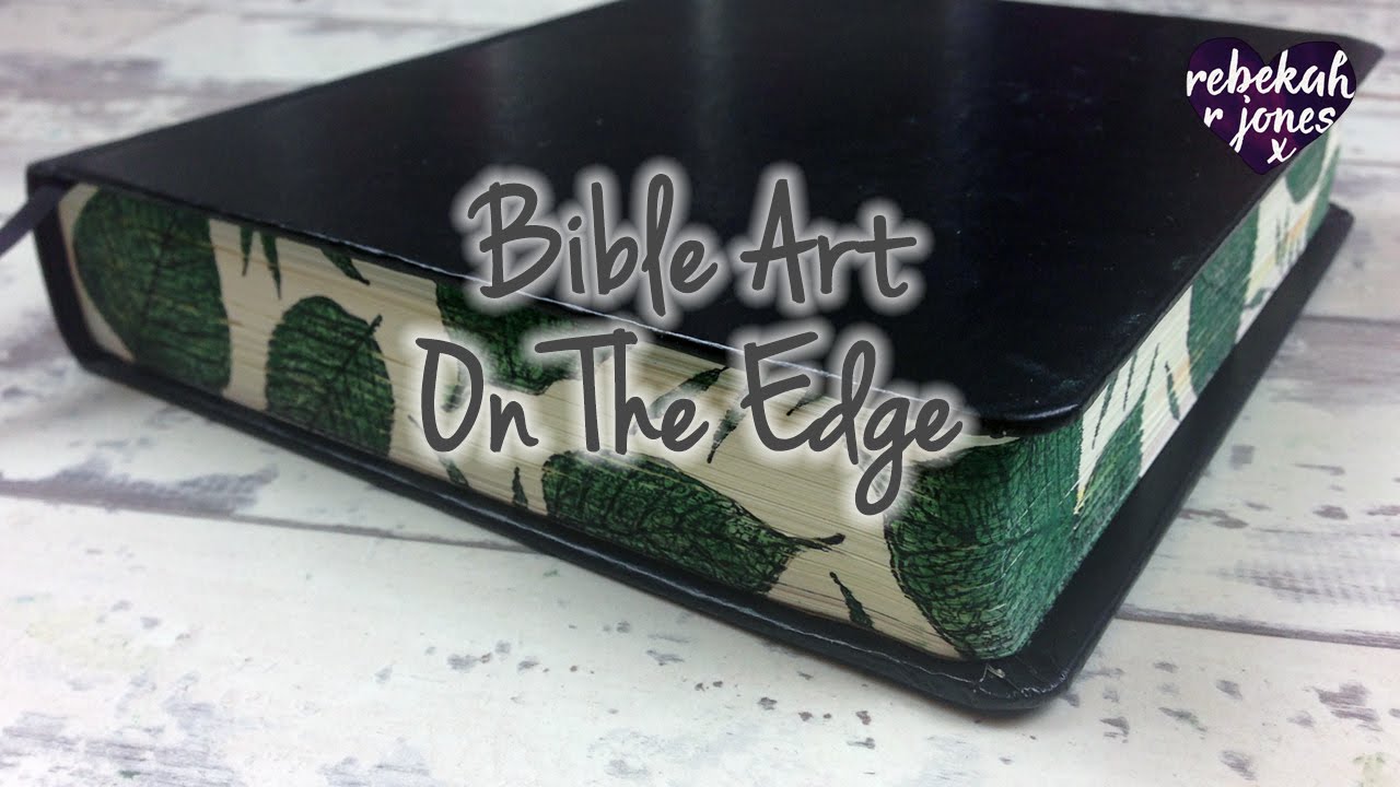 Bible Art On The Edge - Bible Art Journaling Challenge Lesson 40