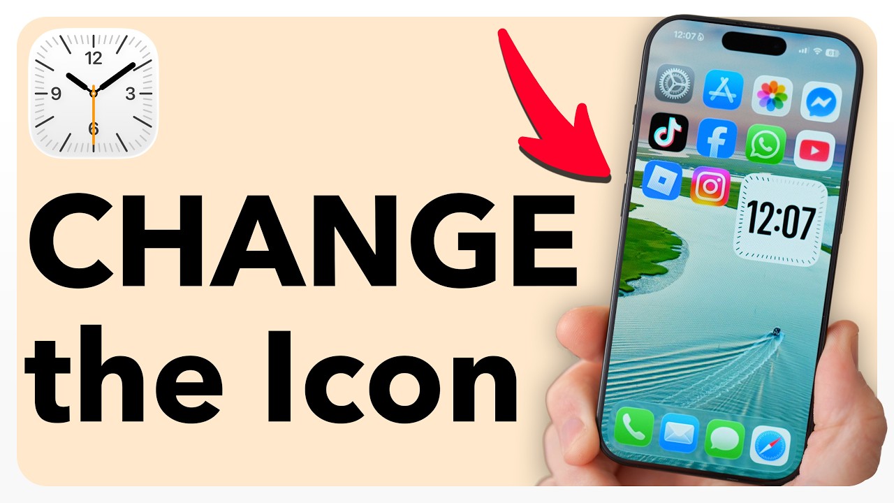 How To Change Clock Icon On iPhone Home Screen