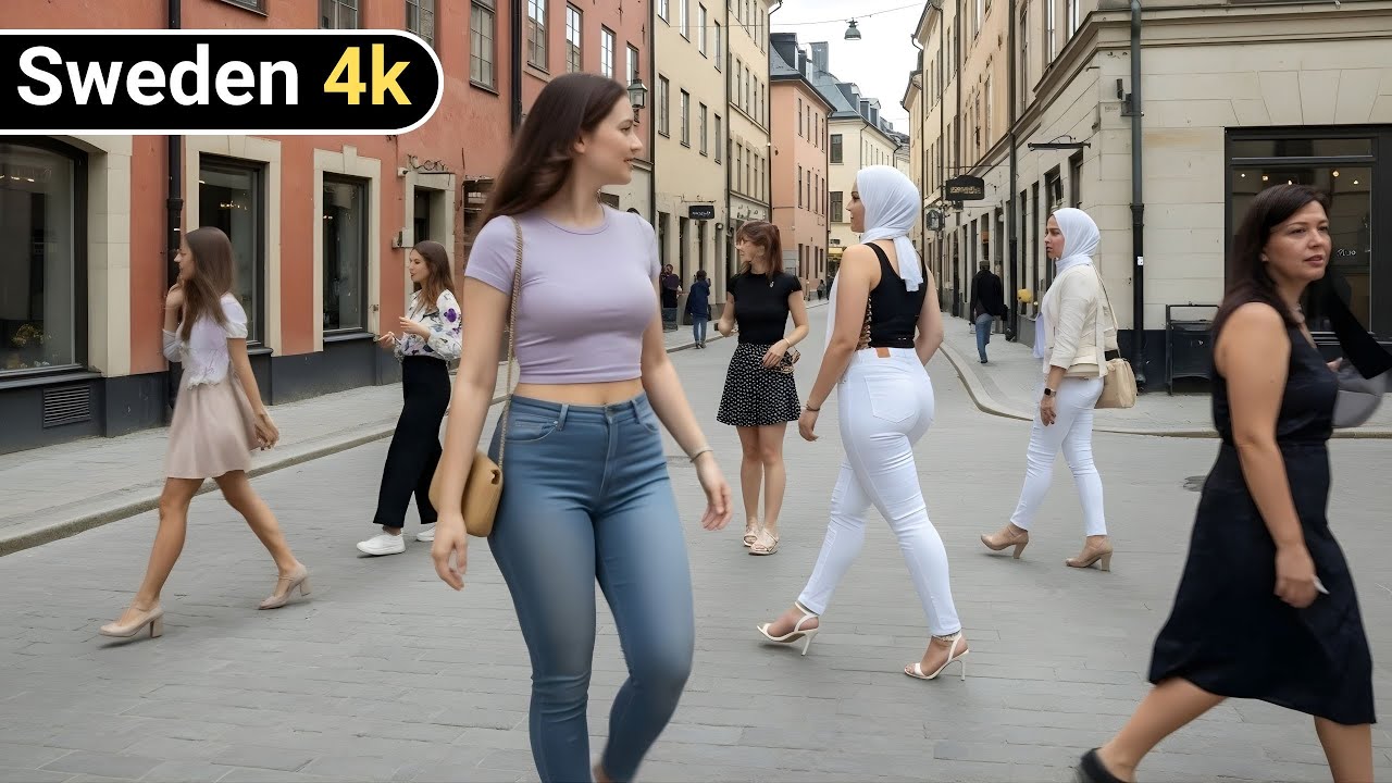 Stockholm Sweden Walking Tour 4K | Beautiful City Walk 2025