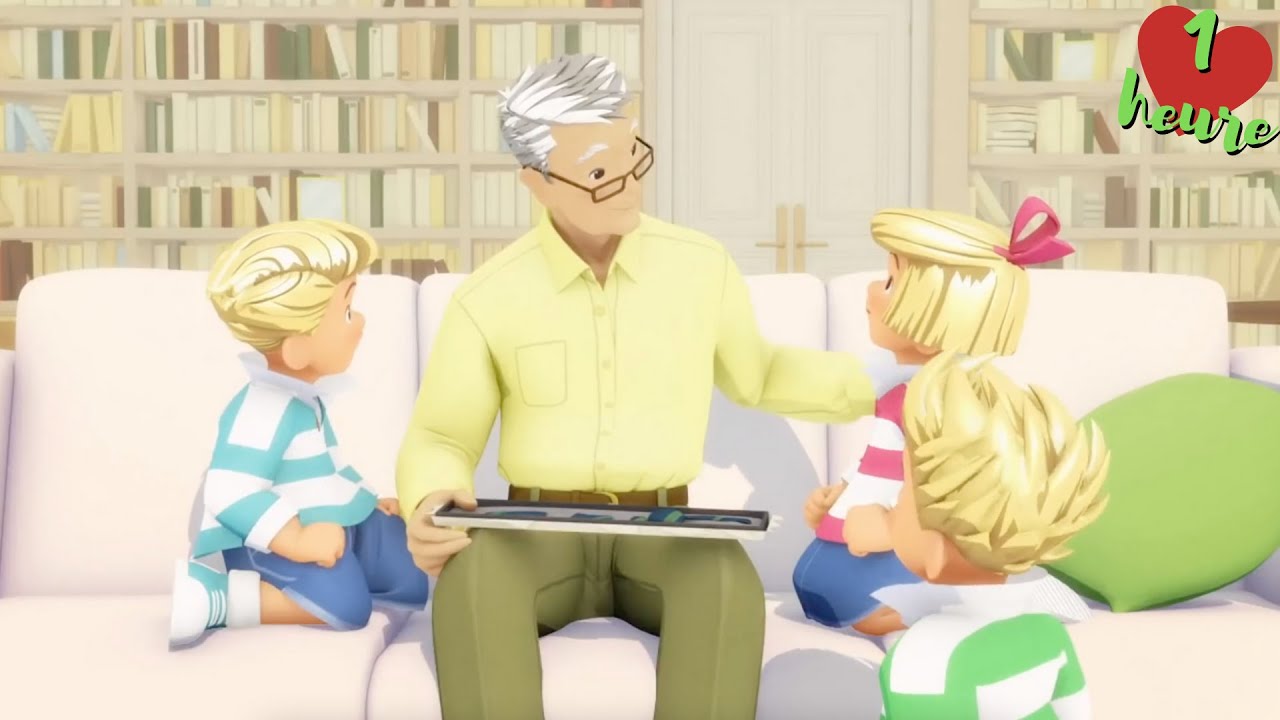 Les Triplés et grand-père 👨🏻‍🦳