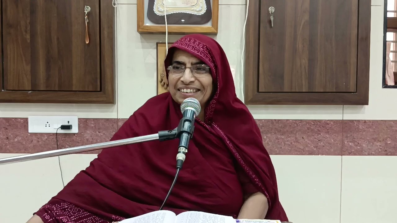 સ્વામિનારાયણ મંદિર અંજારના મહંત સાંખ્યયોગી ત્રિવેણી બાઈ દ્વારા ‌અક્ષરધામ નું વર્ણન..ભાગ-૧..