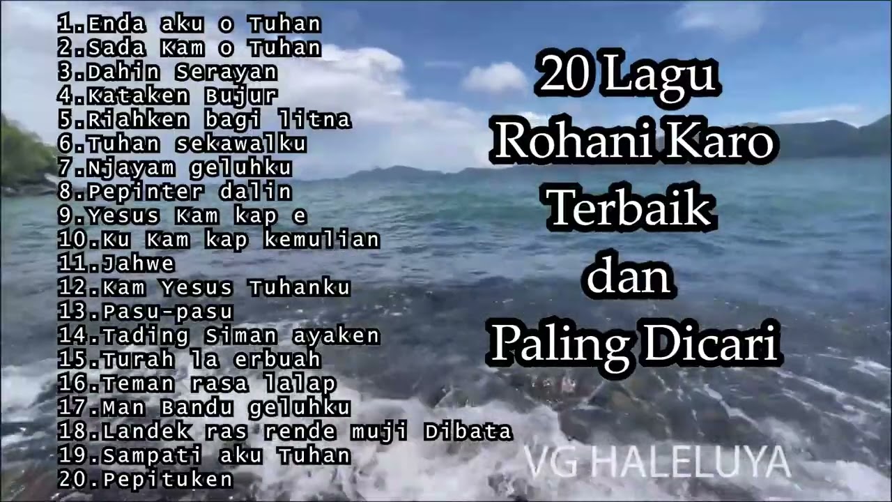Lagu Rohani Karo Terbaik dan Paling Dicari Tahun 2026