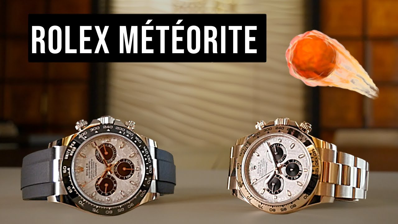 Les nouvelles Rolex Daytona météorite ! ☄️