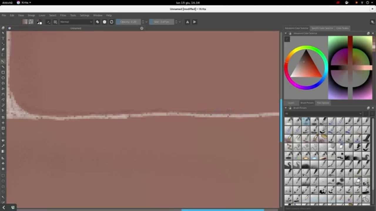 Simple brick wall texture with Krita - Gianluca Mondini