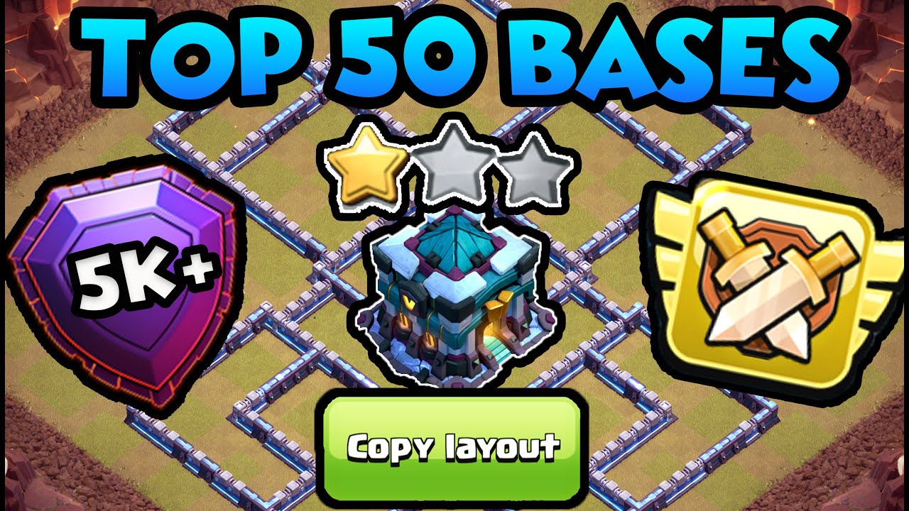 TOP 50 BEST TH13 WAR BASES WITH LINKS -TOWN HALL 13 CWL / WAR / TROPHY BASES WITH LINKS COC 2020
