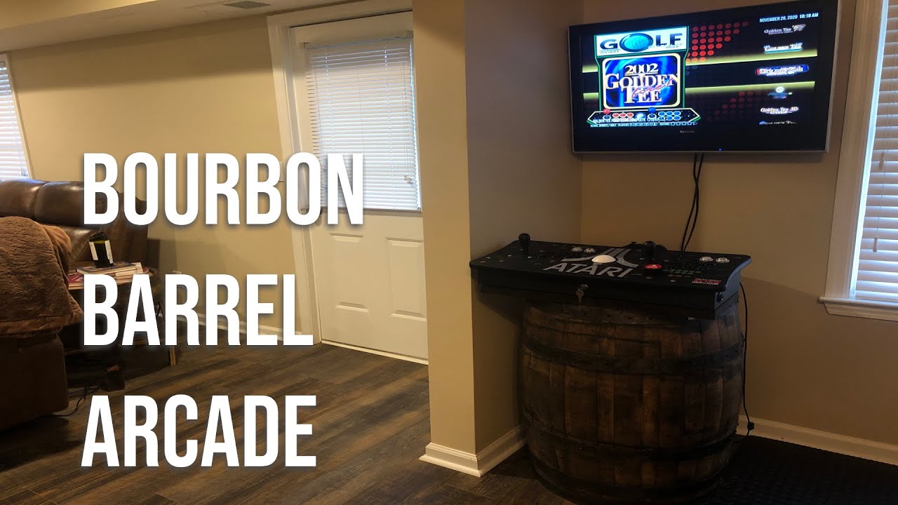 Bourbon Barrel Arcade Build