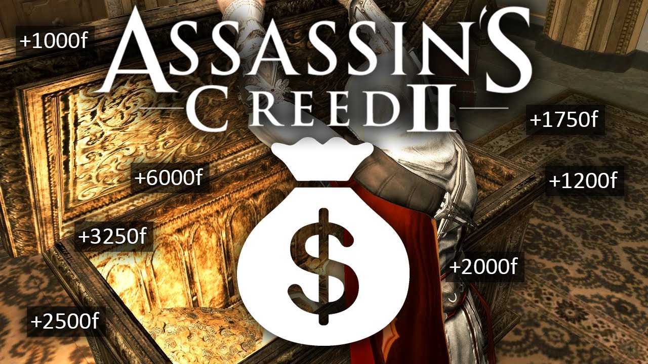 Сколько денег заработал Эцио за сюжет игры Assassin's Creed II