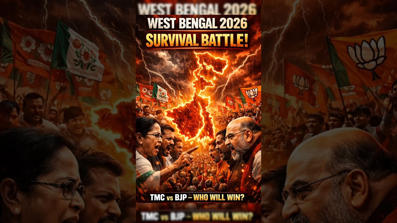 West Bengal Election 2026 TMC vs BJP &mdash; Who Will Win This Survival Battle? #WestBengalElection2026