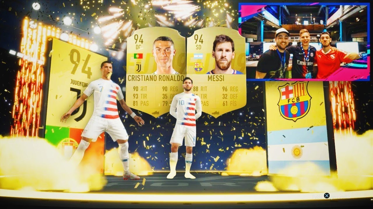 RONALDO Y MESSI EN EL MISMO PACK OPENING!! | FIFA 19