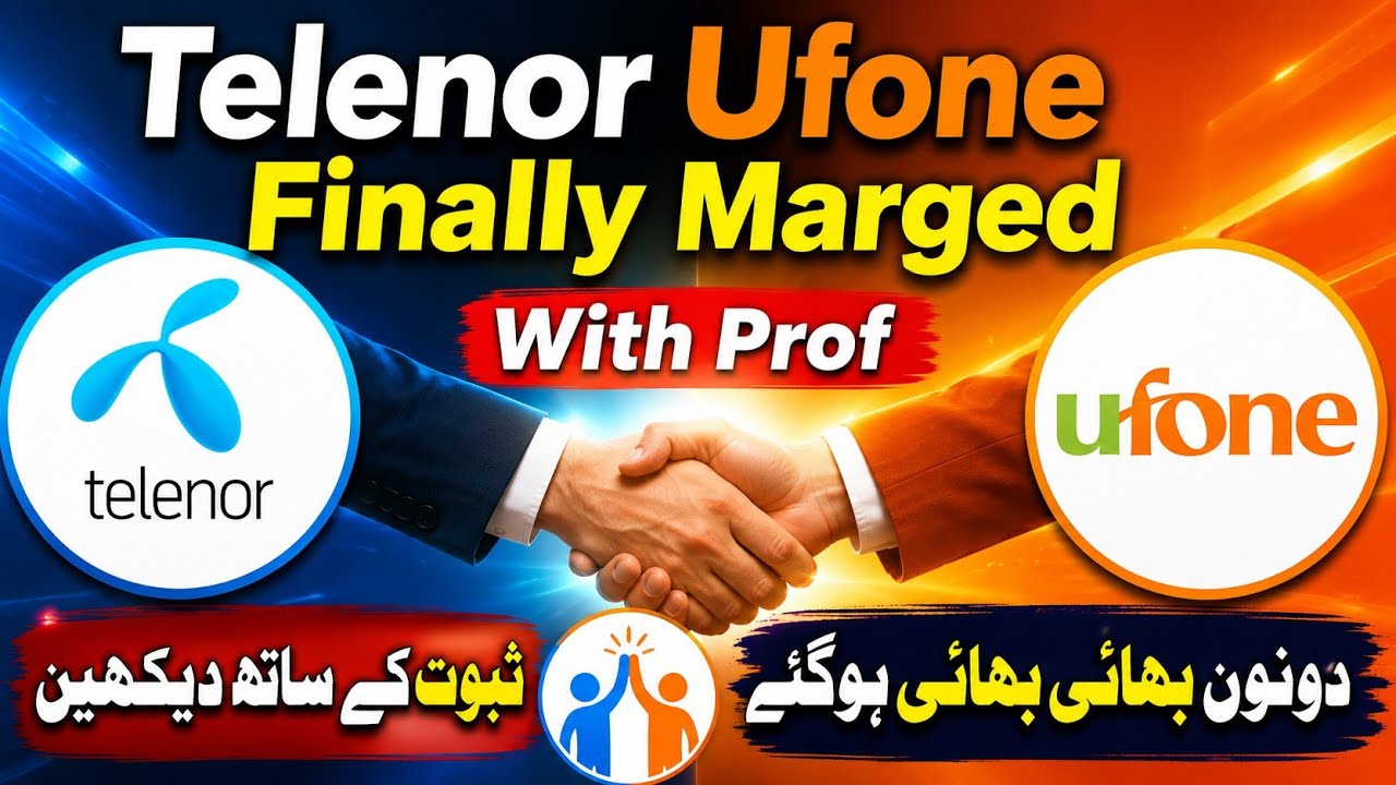 Telenor Ufone Finally Marged With Prof this Video Today 27 July Big Updated Big Surprised