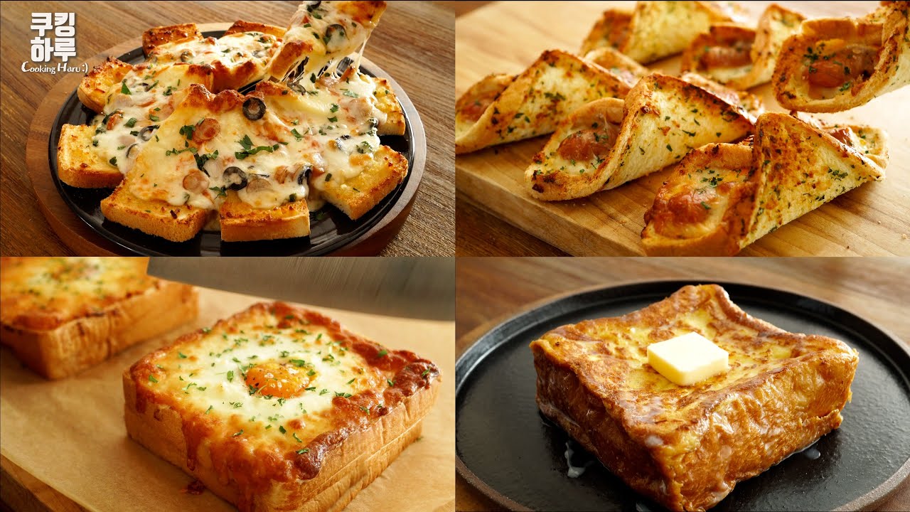 10 рецептов тостов, которые обязательно стоит попробовать! Хрустящий и Вкусный! Идеальный завтрак!