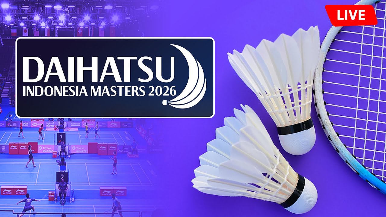 🔴 DAIHATSU Indonesia Masters 2026 BWF World Tour Badminton Live 🏸