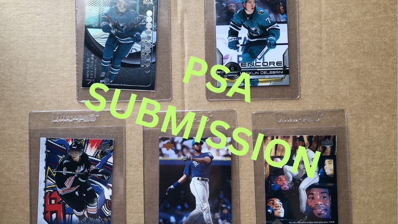 PSA Canada Submission Cards w/Macklin Celebrini / Ken Griffey Jr./ 90s