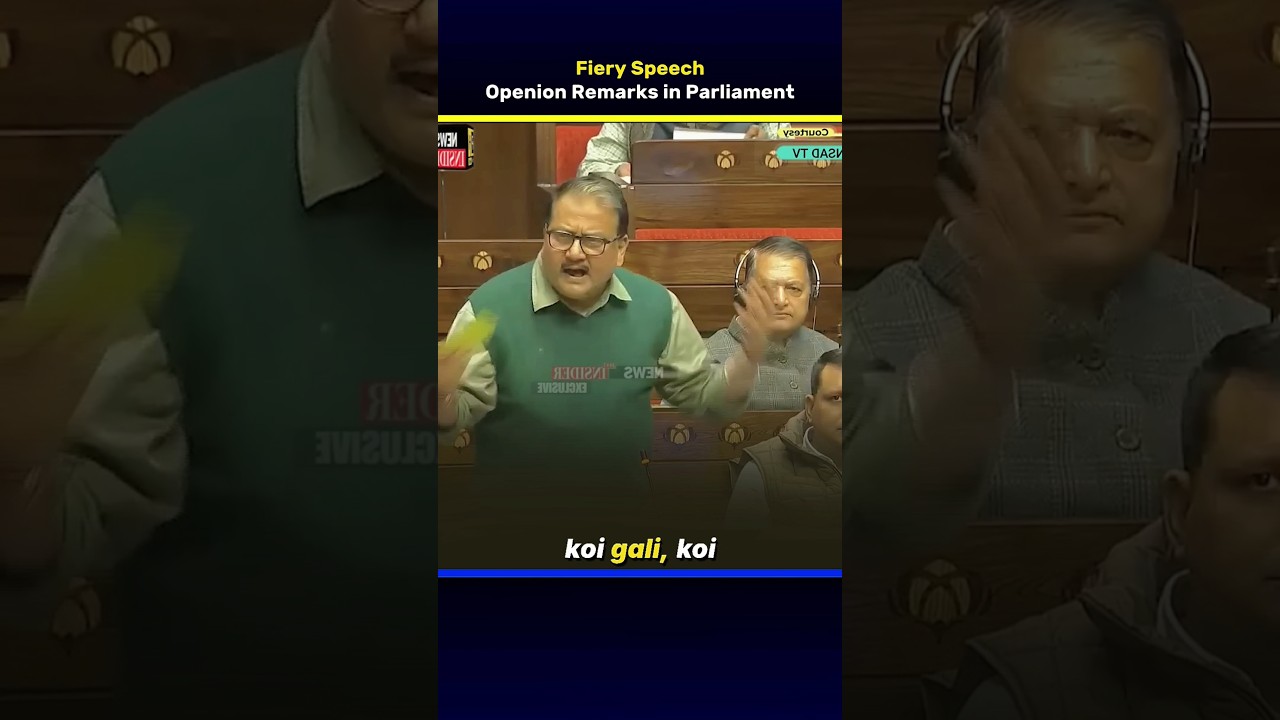 Manoj Kumar Jha opening remarks in Parliament | Fiery Speech | Direct News
