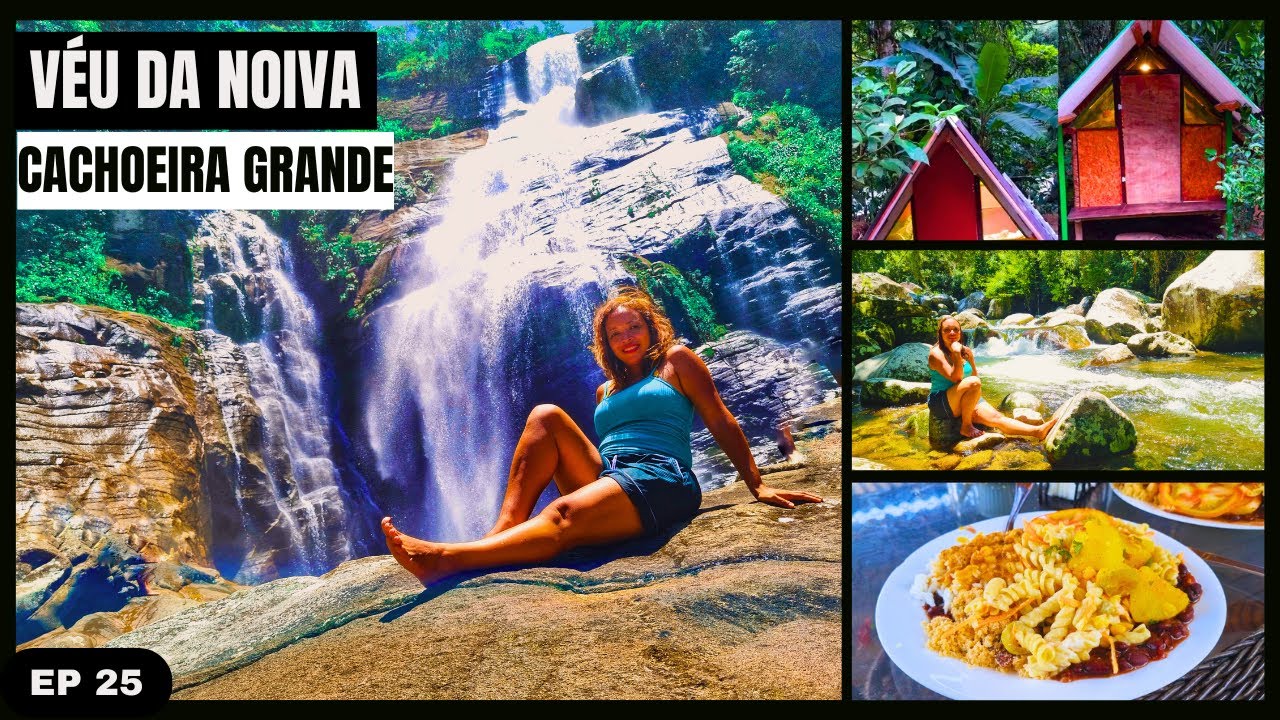 O que fazer em Cachoeira Grande - Magé/RJ? Cachoeira Véu da Noiva, Camping, Trilha, Restaurante...