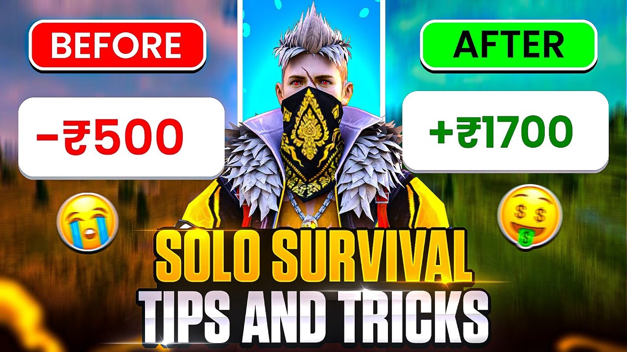 How to Profit 💸 in every solo survival tournaments 🔥 Match || Solo Tournament tips and trick ☠️