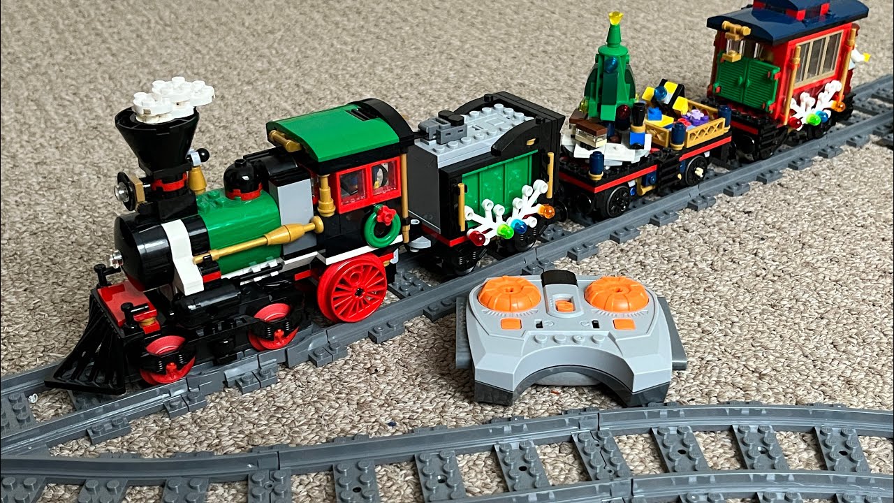 LEGO Winter Holiday Steam Train - Adding  Power Functions