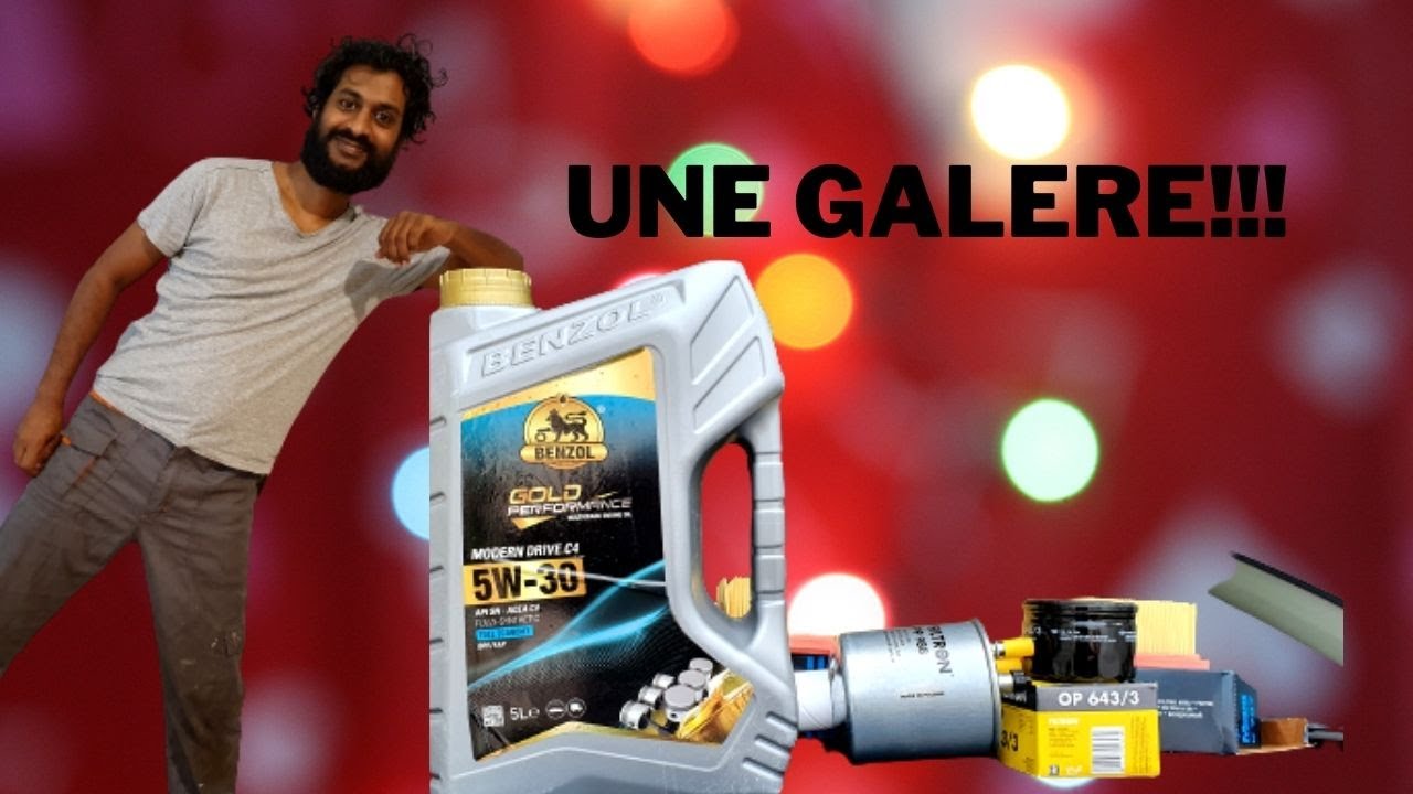 Je vidange une Twingo et c'est une galère!!
