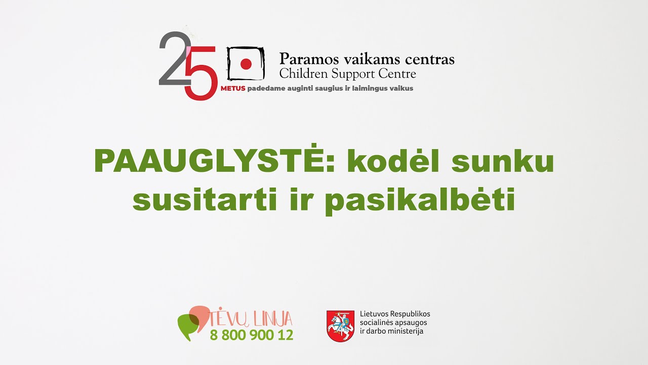 Paauglystė: kodėl sunku susitarti ir pasikalbėti