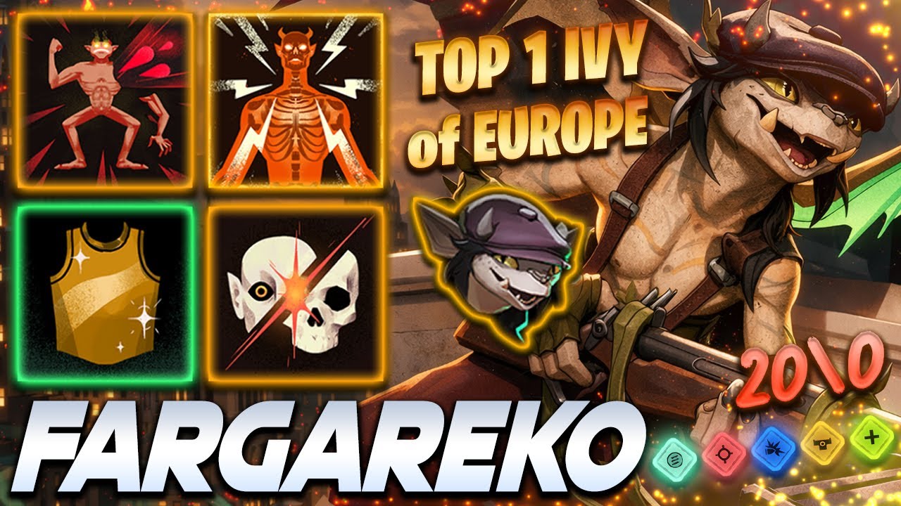 Fargareko TOP 1 Ivy of EUROPE 20\0 - Deadlock Pro Gameplay & Guides [Watch & Learn]
