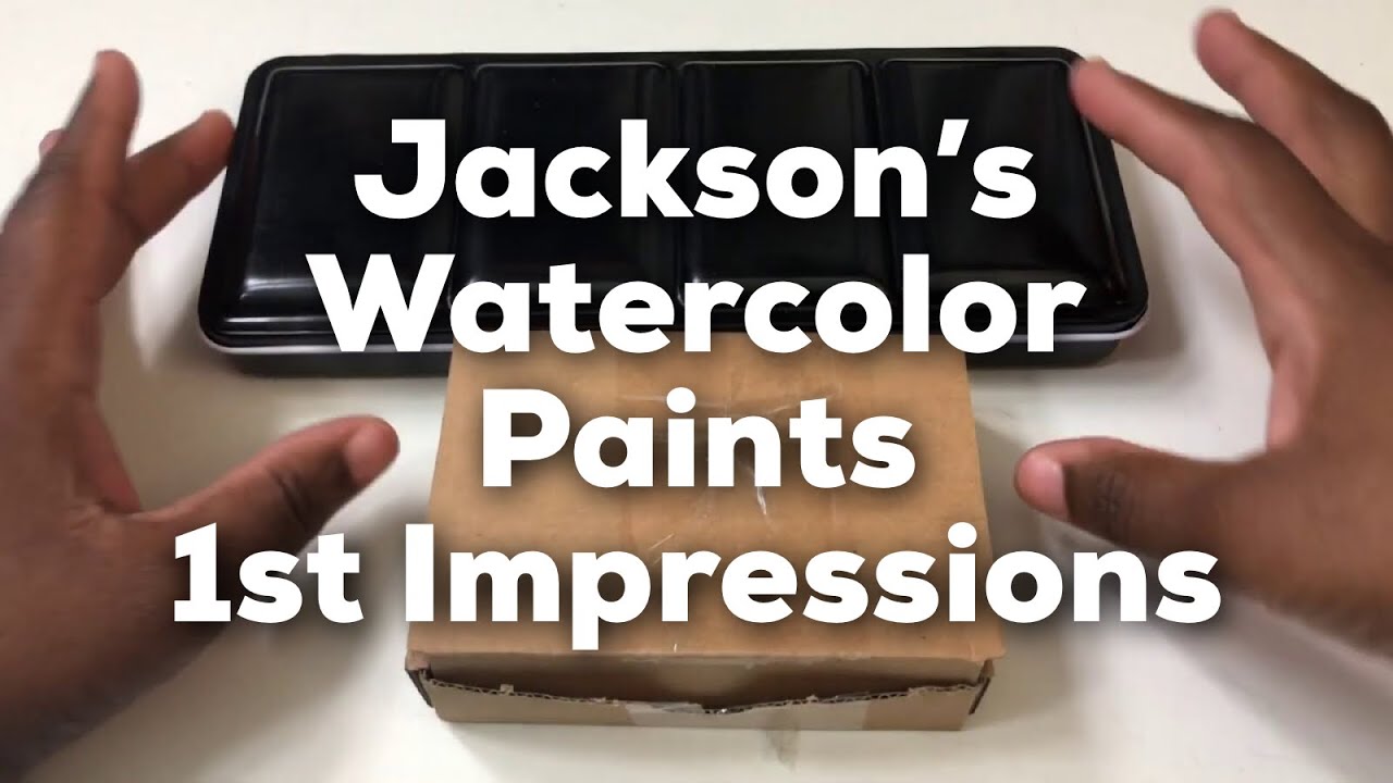 Jacksons Art Watercolor paints first impressions and Sennelier comparison.