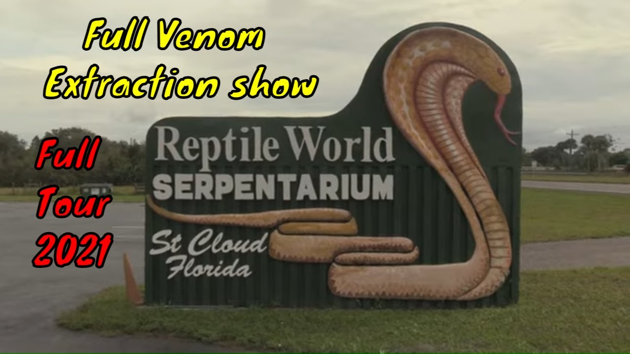 Reptile World Serpentarium Full Tour - St.  Cloud, Florida