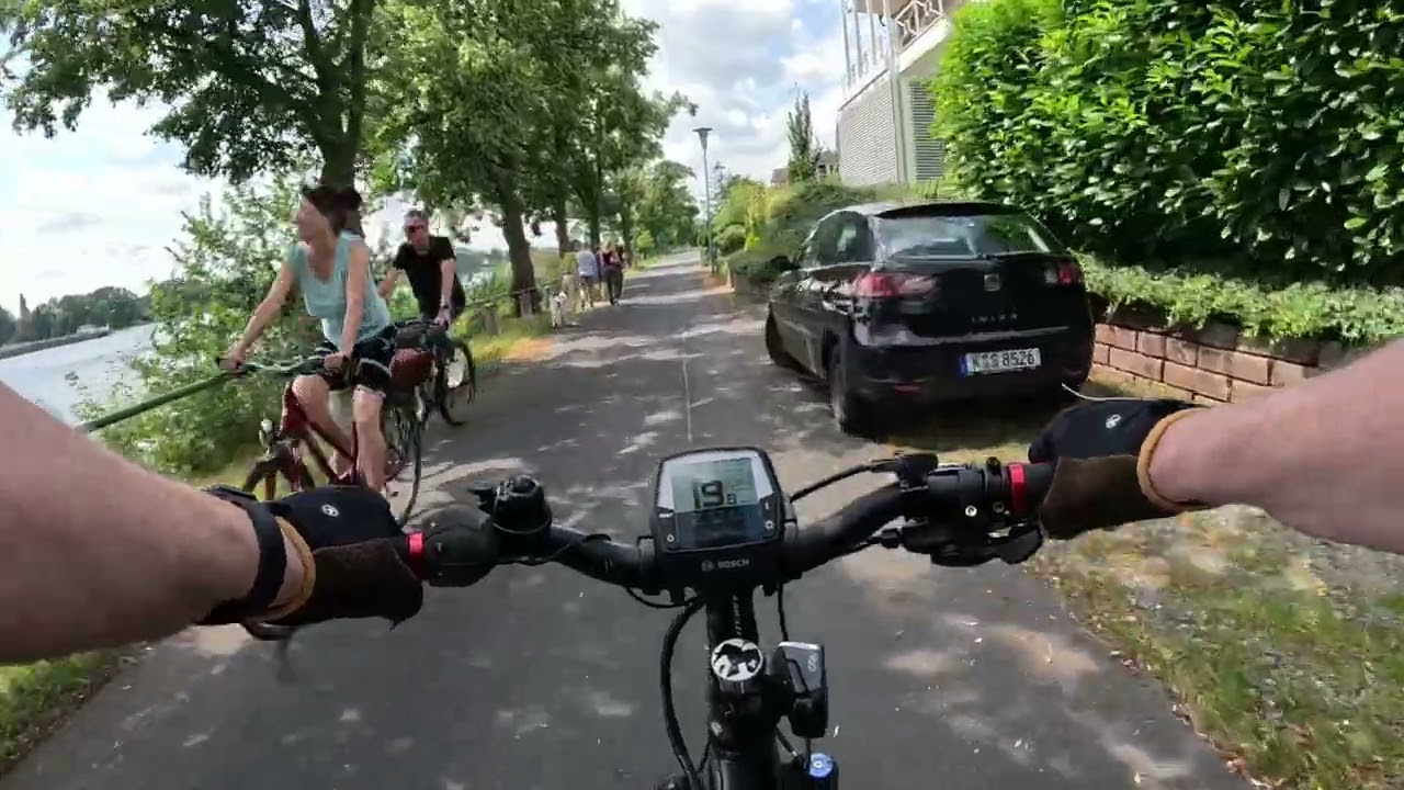 Radtour über die Dörfer und am Rhein entlang