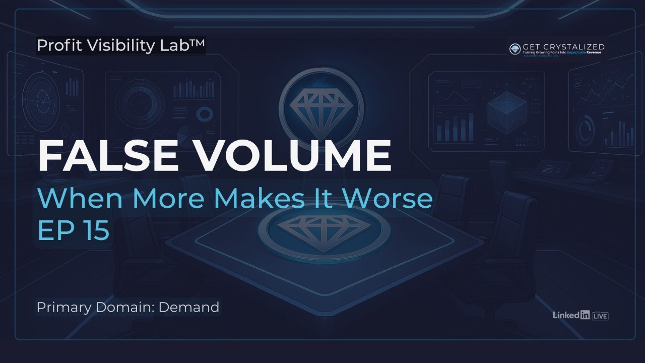 Why More Leads Don’t Fix Revenue (The False Volume Problem)