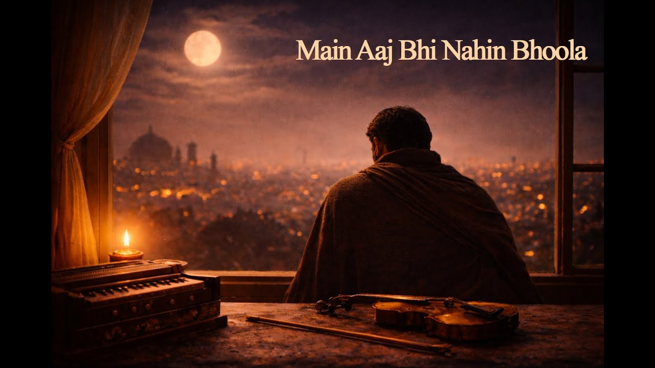 میں آج بھی نہیں بھولا | An Urdu Ghazal | Crying Violin