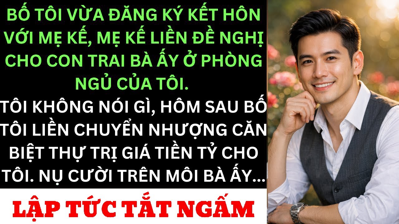 Bố Tôi Vừa Đăng Ký Kết Hôn Với Mẹ Kế, Bà Liền Đề Nghị Cho Con Trai Mình Ở Phòng Của Tôi
