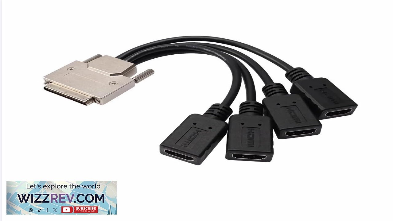 VHDCI Breakout Cable&Adapter-VHDCI(SCSI 68Pin) M to 4-Port HDMI AF Splitter Breakout Cable Review