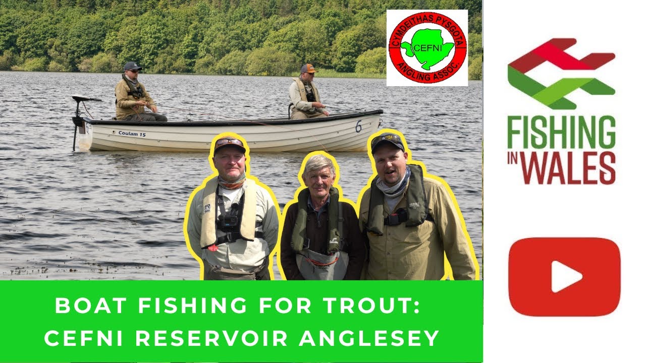 Boat Fishing on Cefni Reservoir Anglesey - Trout Fly Fishing North Wales - Cefni Angling Association