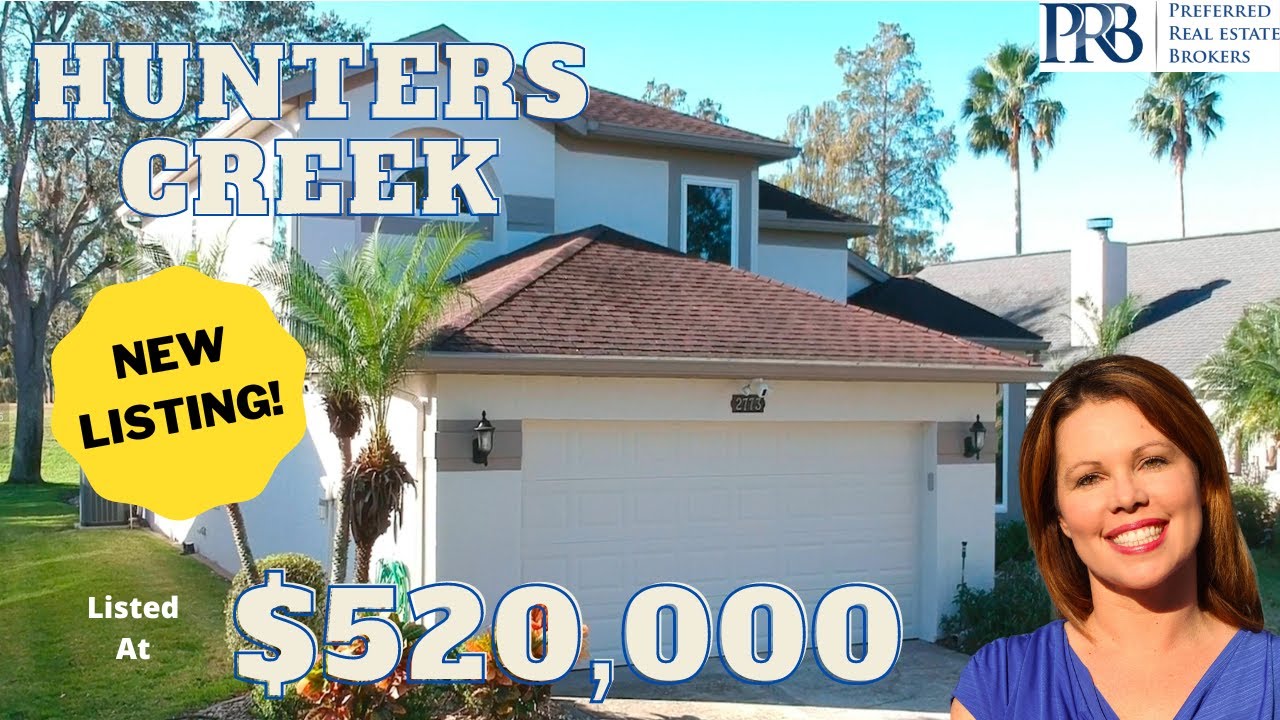 HUNTERS CREEK, NEW LISTING! Gated Community | Pool Home | Pond | Golf Course View
