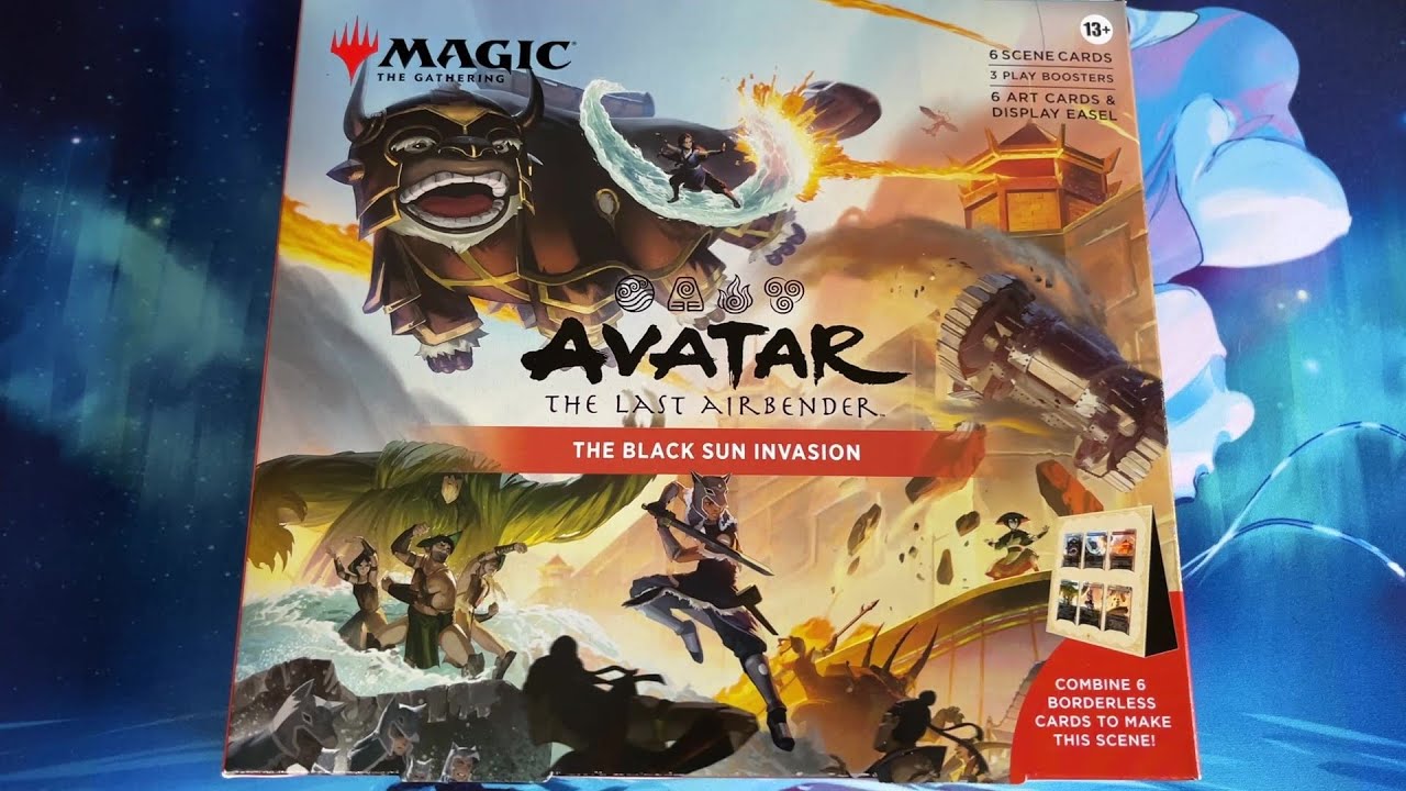MTG Avatar The Last Airbender Black Sun Invasion Scene Box Opening